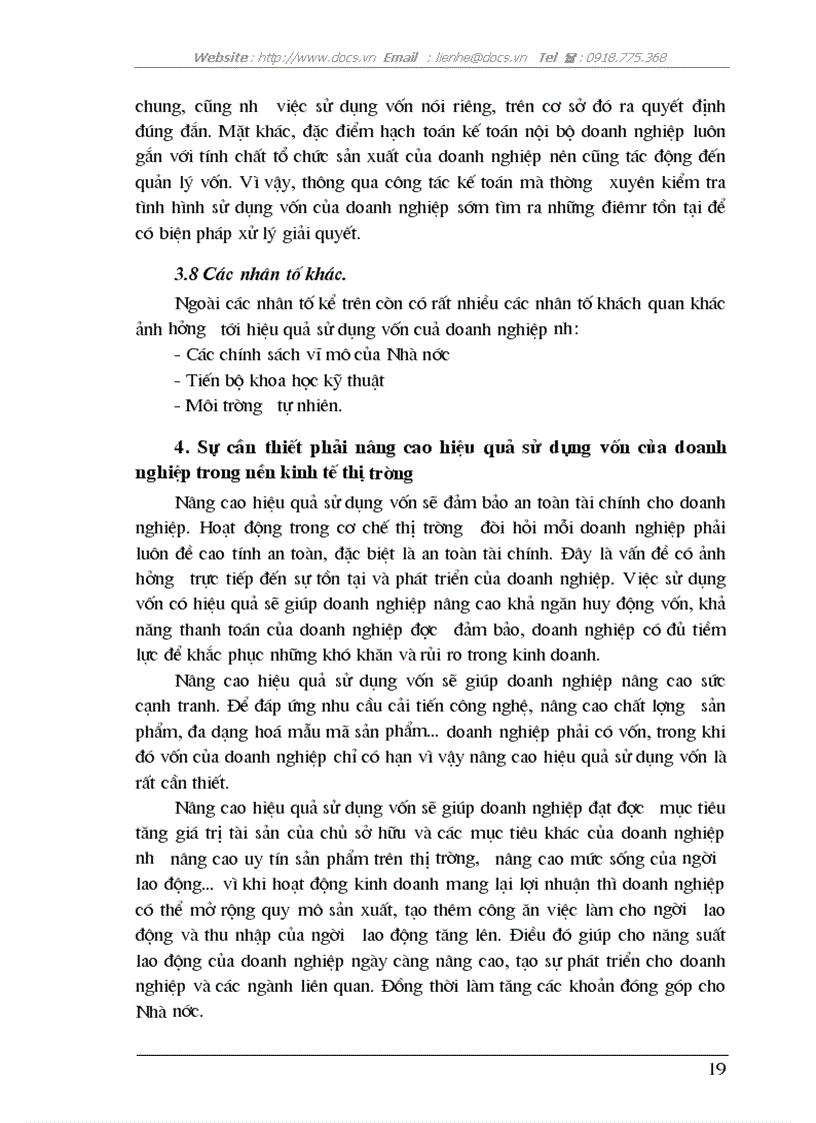 image for page Giải pháp nâng cao hiệu quả sử dụng vốn tại C ty Vật tư kỹ thuật xi măng