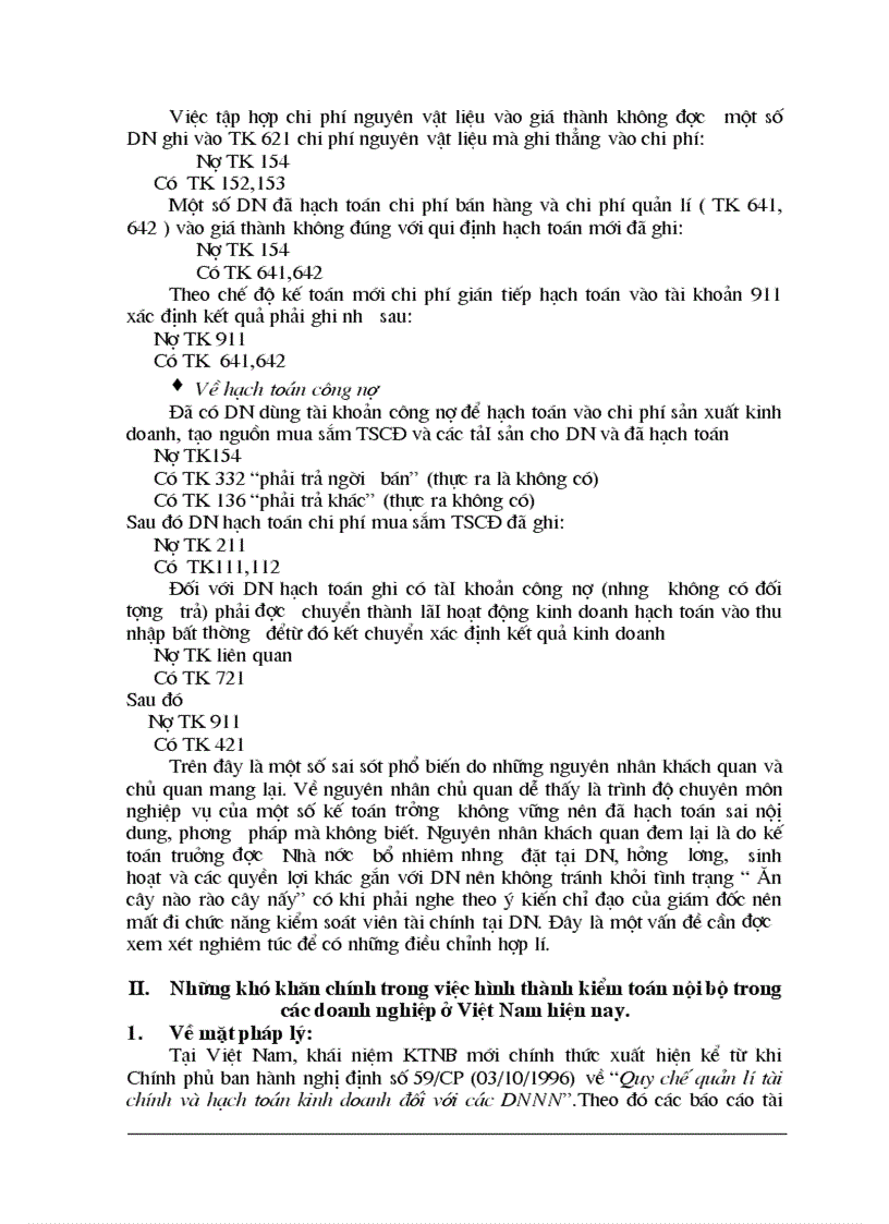 image for page Một số vấn đề về tổ chức kiểm toán nội bộ trong các doanh nghiệp Nhà nước ở Việt Nam hiện nay