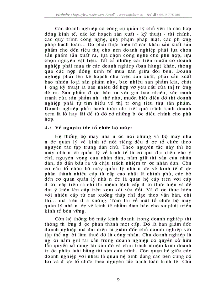 image for page Phân định chức năng quản lý của NN về kinh tế chức năng kinh doanh