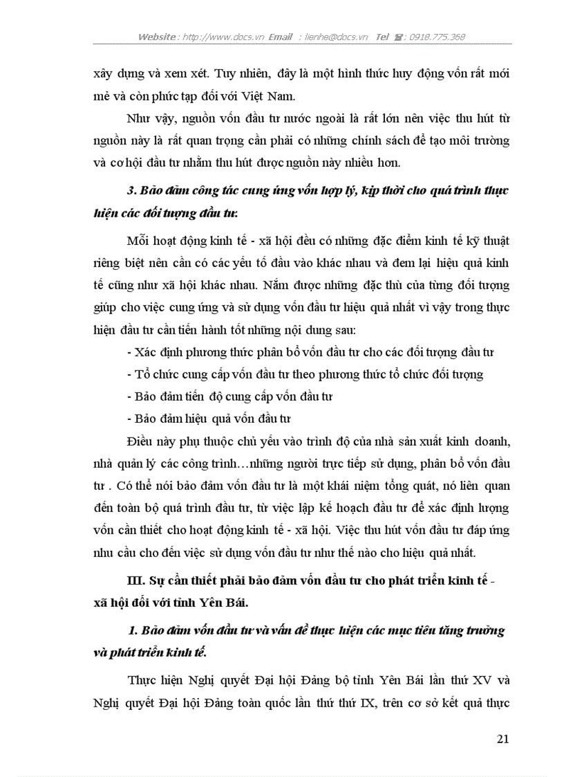 image for page Giải pháp nhằm bảo đảm vốn đầu tư cho phát triển KT XH trên địa bàn tỉnh Yên Bái thời kỳ 2006 2010