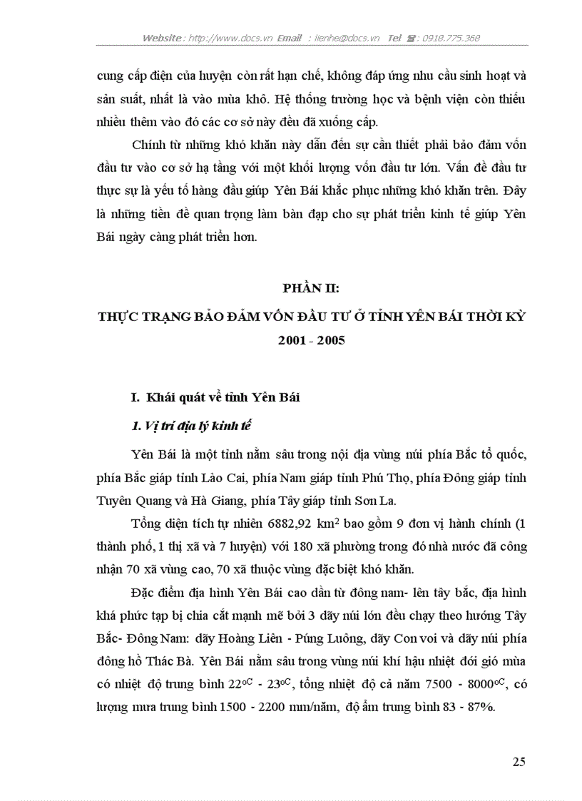 image for page Giải pháp nhằm bảo đảm vốn đầu tư cho phát triển KT XH trên địa bàn tỉnh Yên Bái thời kỳ 2006 2010