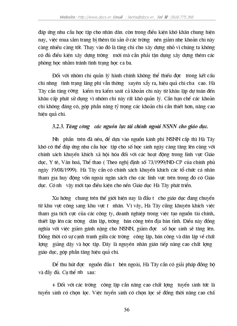image for page 1số giải pháp nhằm tăng cường quản lý chi NSNN cho sự nghiệp giáo dục trên địa bàn tỉnh Hà Tây