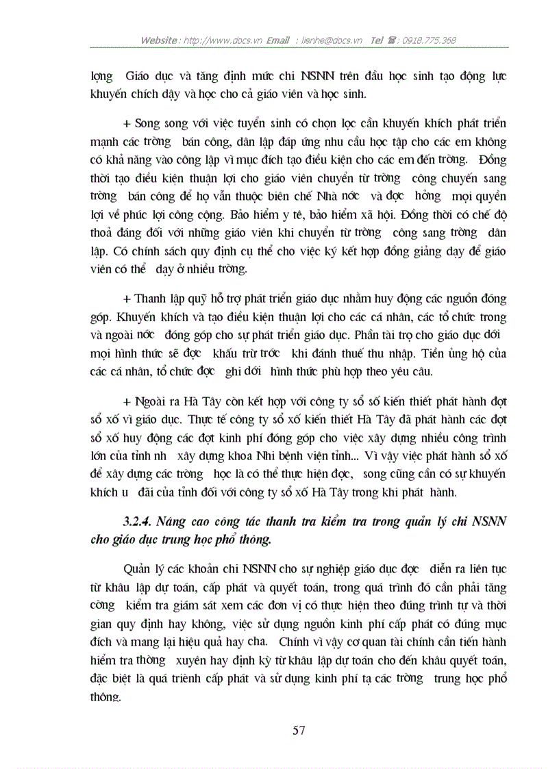 image for page 1số giải pháp nhằm tăng cường quản lý chi NSNN cho sự nghiệp giáo dục trên địa bàn tỉnh Hà Tây