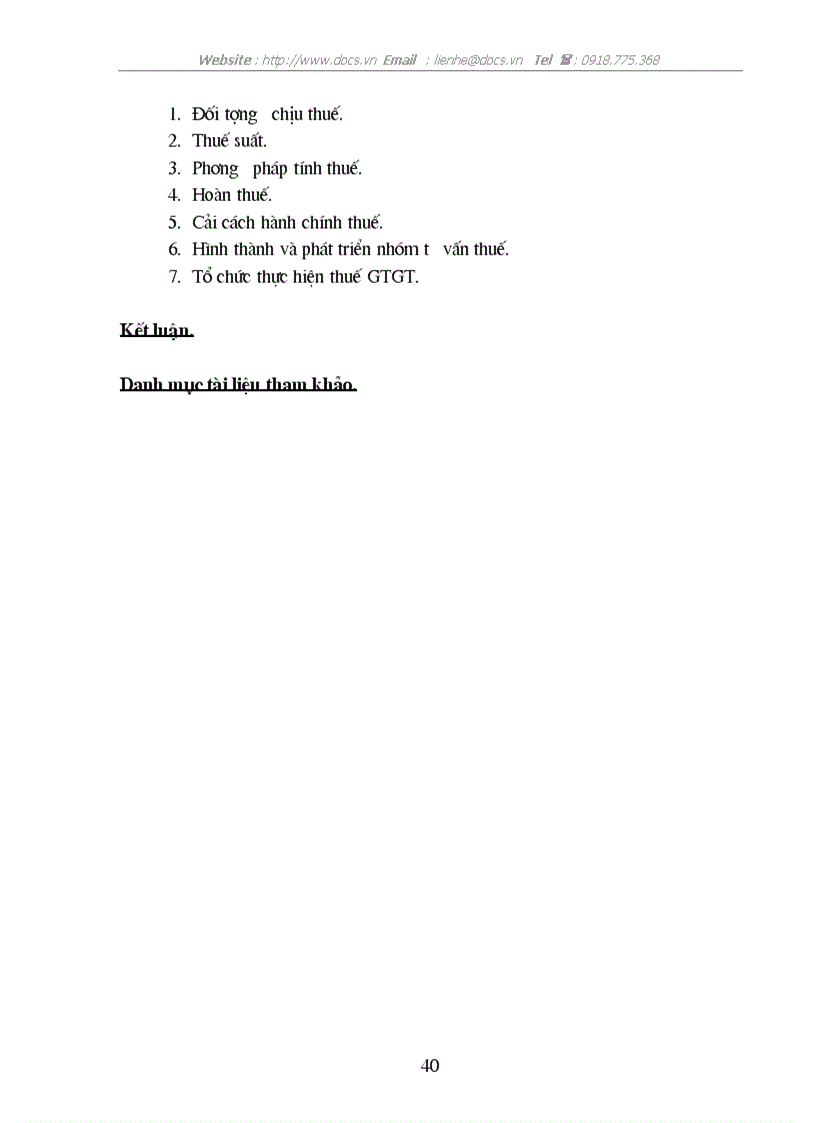 image for page Thực tiễn áp dụng luật thuế GTGT VAT ở VN 1 số kiến nghị nhằm hoàn thiện luật thuế GTGT ở nước ta