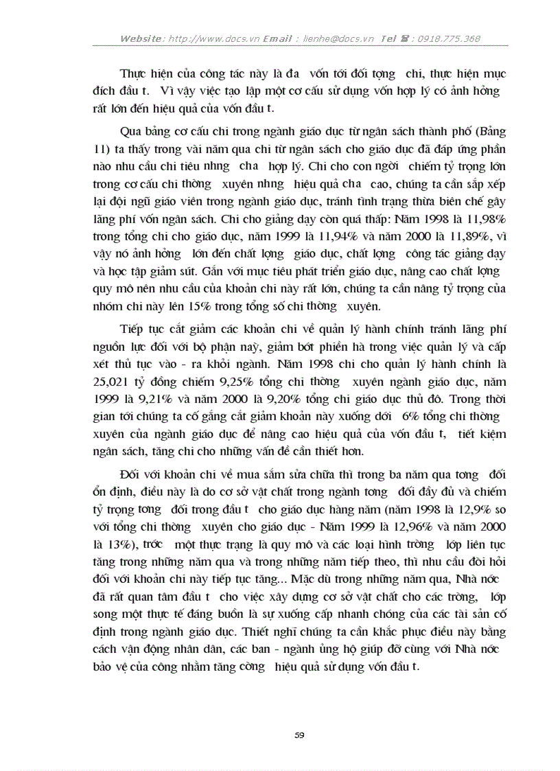 image for page 1số biện pháp nhằm tăng cường quản lý chi NSNN cho sự nghiệp giáo dục trên địa bàn thủ đô Hà nội đến 2005