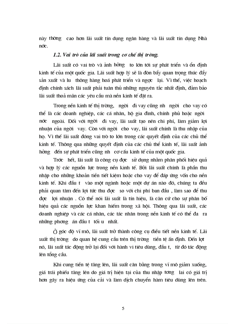 image for page Lãi suất chính sách lãi suất