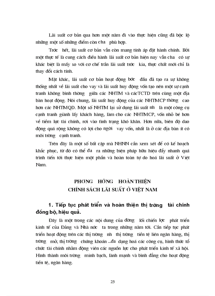 image for page Lãi suất chính sách lãi suất