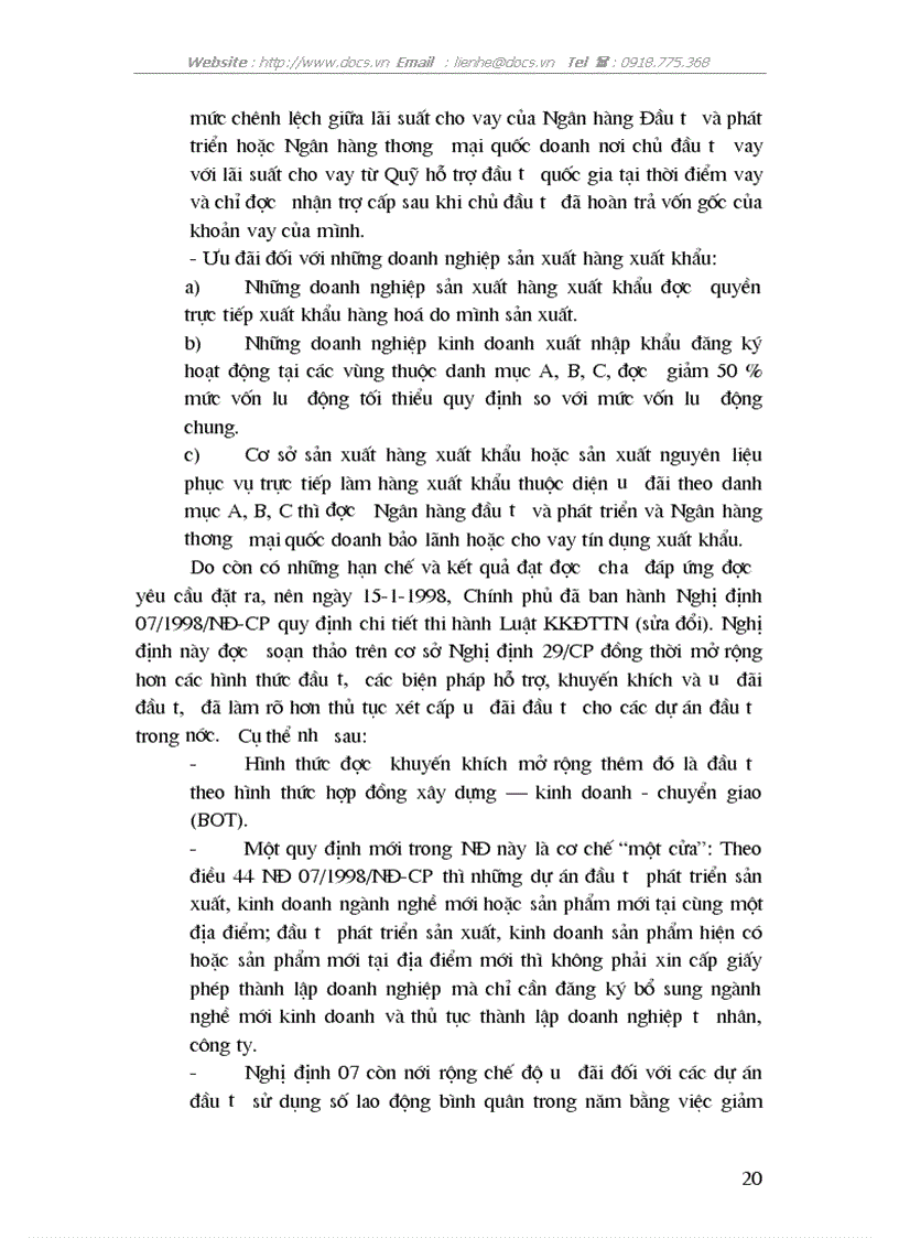 image for page Thực trạng giải pháp khuyến khích đầu tư trong nước