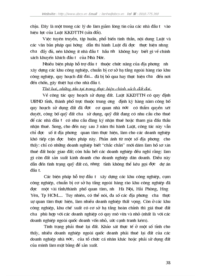 image for page Thực trạng giải pháp khuyến khích đầu tư trong nước