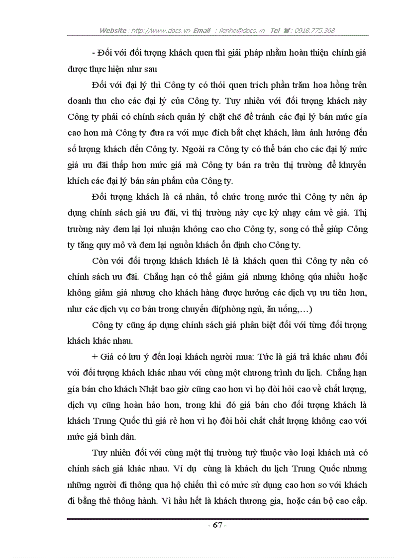 image for page Hoàn thiện công tác quản lý giá trong kinh doanh du lịch lữ hành ở Công ty Du lịch Mở Việt Nam Vietnam Opentour