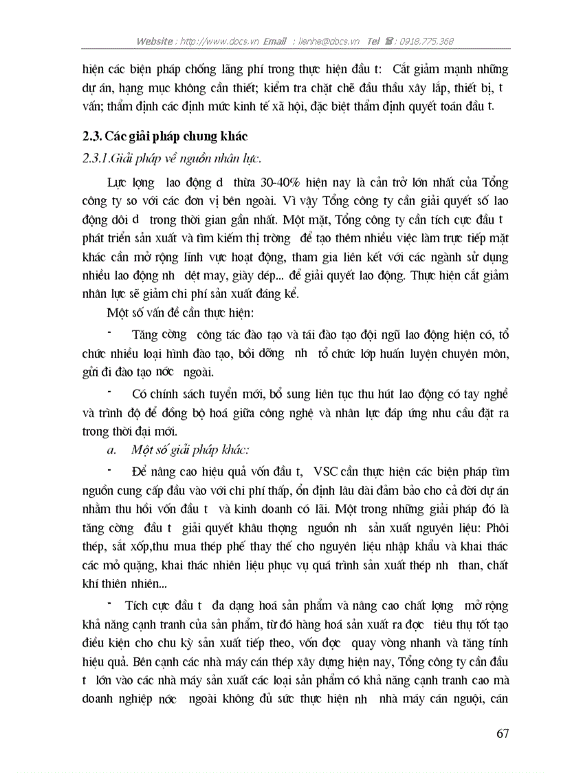 image for page Thực trạng huy động sử dụng vốn ở Tổng C ty Thép VN