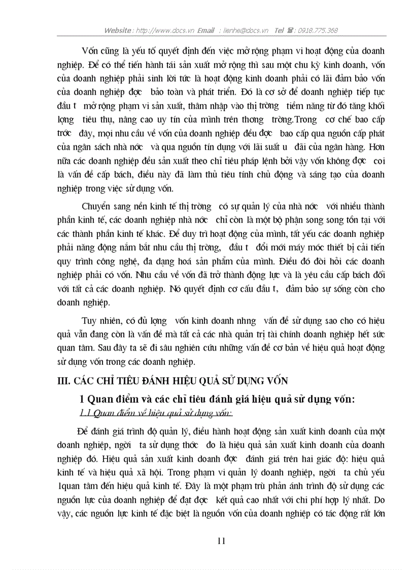 image for page Giải pháp nâng cao hiệu quả sử dụng vốn tại C ty Tây hồ BQP