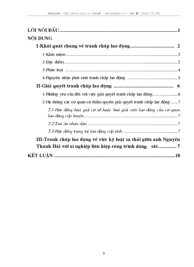 image for page Phân tích quá trình giải quyết tranh chấp lao động về việc sa thải giữa người lao động với xí nghiệp liên hiệp công trình đường sắt