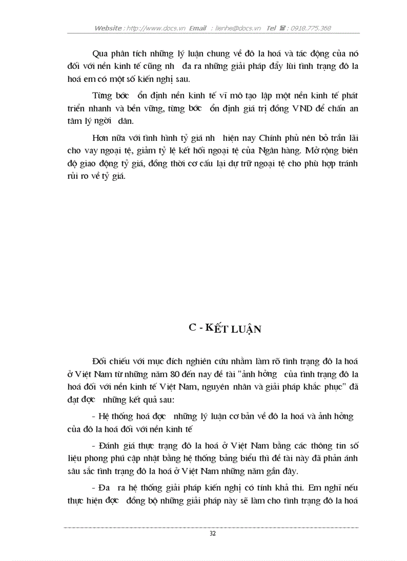 image for page Ảnh hưởng của tình trạng đô la hoá đối với nền kinh tế Việt Nam nguyên nhân và giải pháp khắc phục