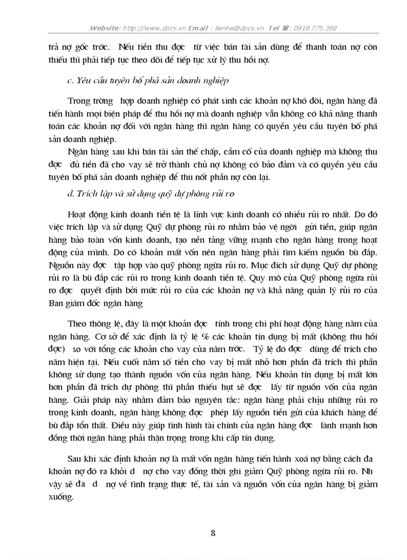 image for page Nợ quá hạn trong hoạt động tín dụng của ngân hàng thương mại trong nền kinh tế thị trường