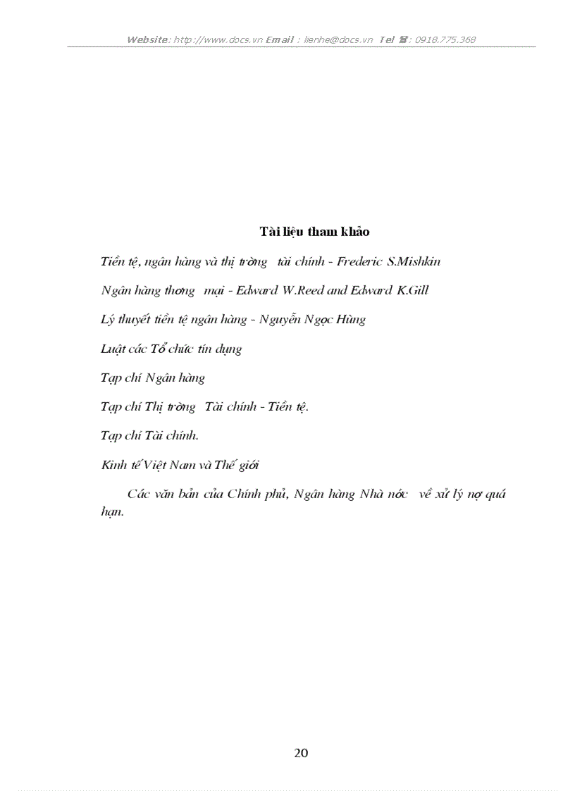 image for page Nợ quá hạn trong hoạt động tín dụng của ngân hàng thương mại trong nền kinh tế thị trường