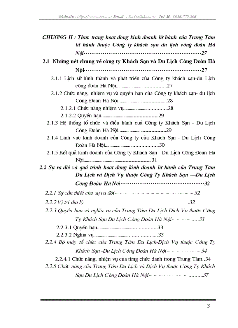 image for page Giải pháp phát triển hoạt động kinh doanh lữ hành của Trung Tâm du lịch và dịch vụ thuộc Công ty khách sạn