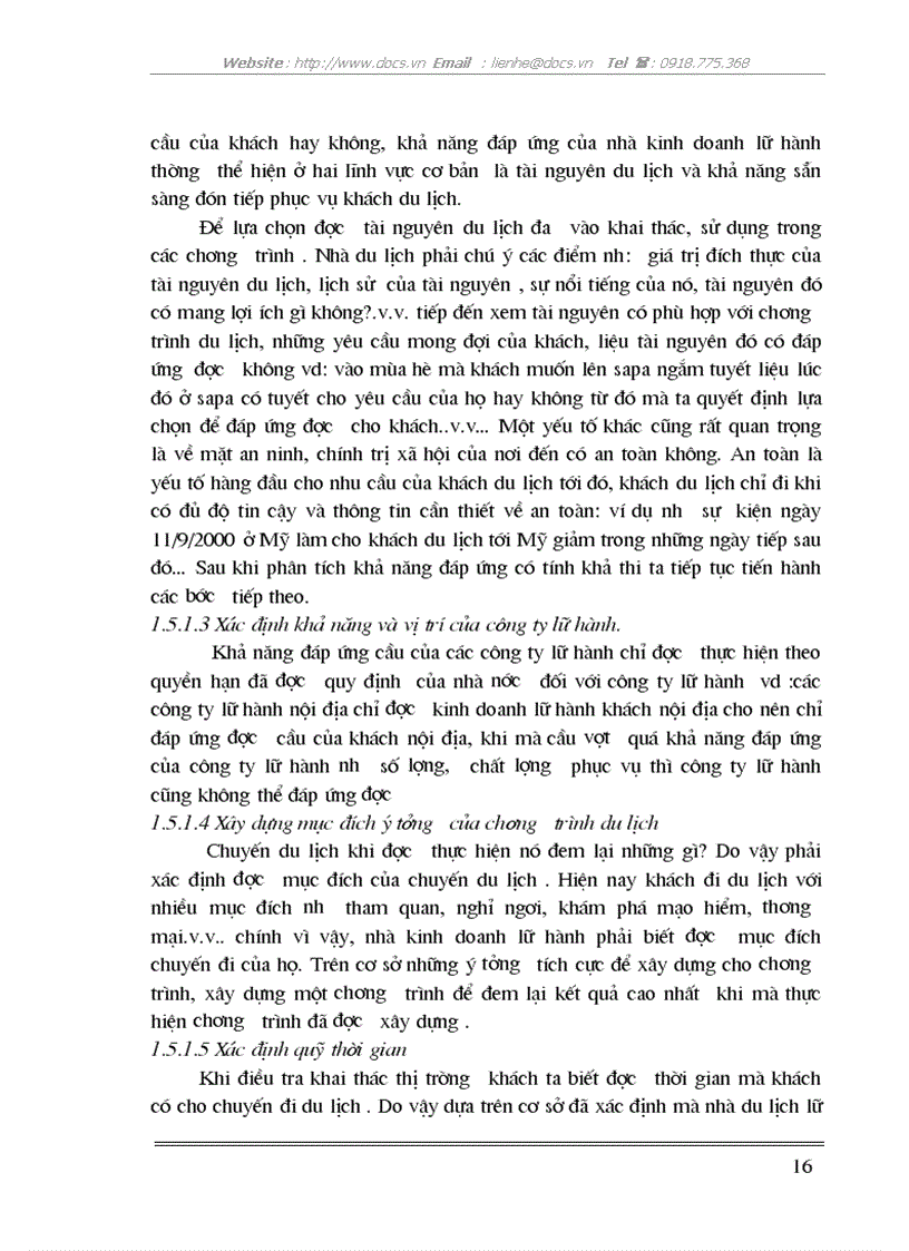 image for page Giải pháp phát triển hoạt động kinh doanh lữ hành của Trung Tâm du lịch và dịch vụ thuộc Công ty khách sạn