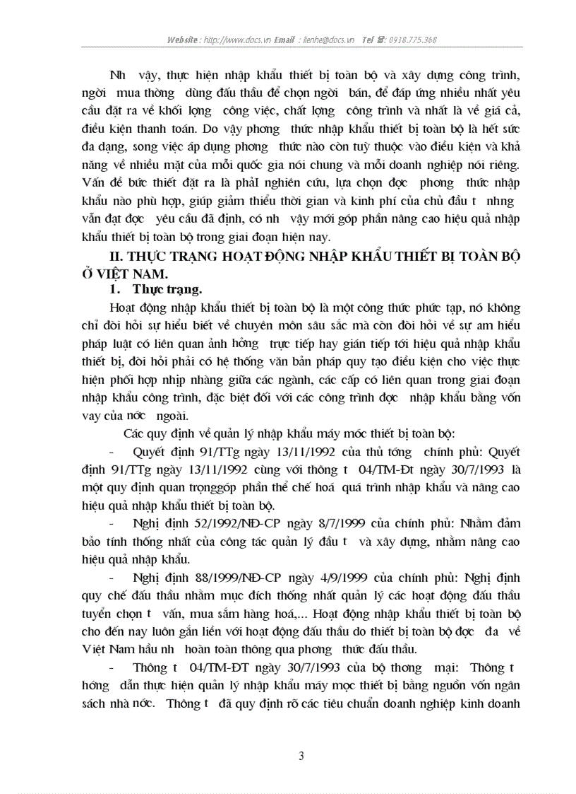 image for page Hoạt động thiết bị toàn bộ thực trạng và giải pháp nâng cao hiệu quả nhập khẩu thiết bị toàn bộ