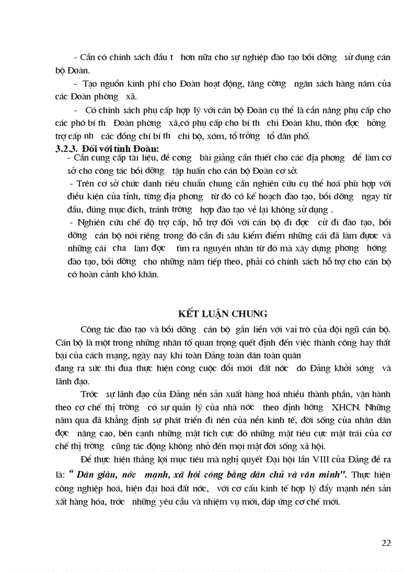 image for page Thực trạng và giải pháp nhằm nâng cao chất lượng đào tạo và bồi dưỡng cán bộ đoàn cơ sở