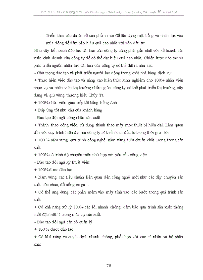 image for page Hoàn thiện công tác đào tạo và phát triển nguồn nhân lực tại công ty cổ phần Thủy Tạ