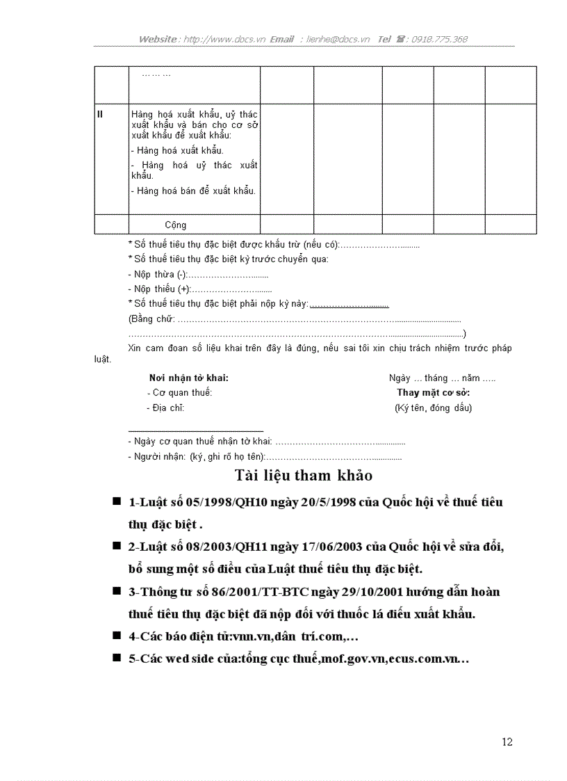 image for page Thuế tiêu thụ đặc biệt