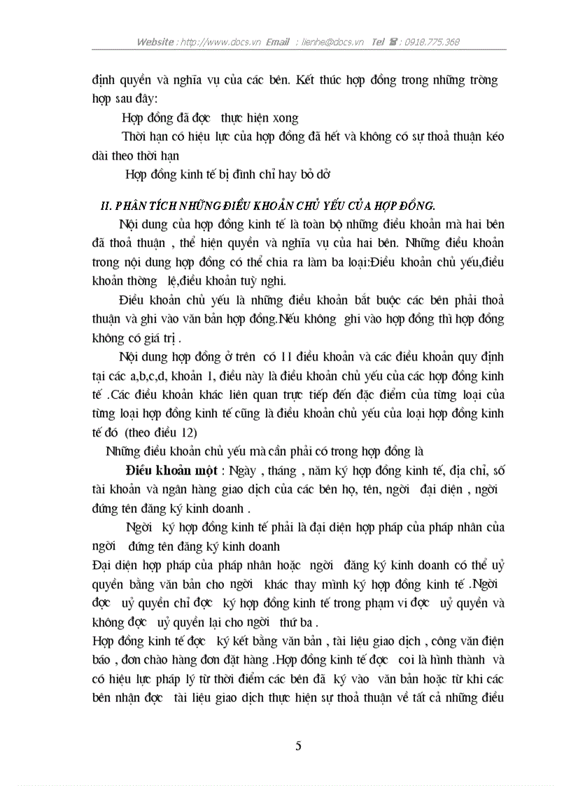 image for page Hợp đồng kinh tế cách soạn thảo P tích điều khoản của hợp đồng kinh tế