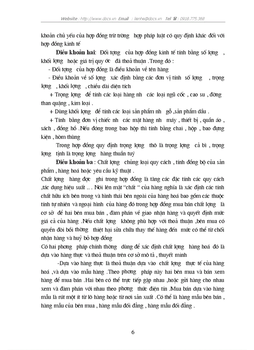 image for page Hợp đồng kinh tế cách soạn thảo P tích điều khoản của hợp đồng kinh tế