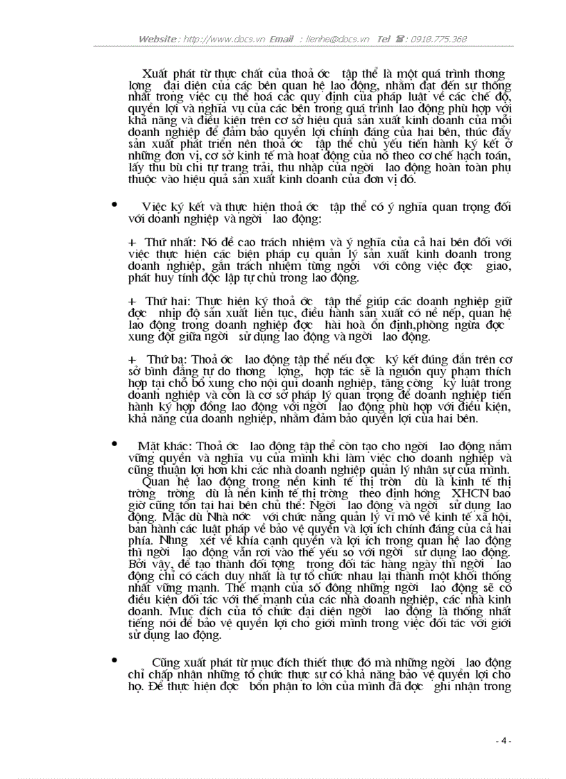 image for page Luật lao động Nội dung ý nghĩa của thoả ước lao động tập thể