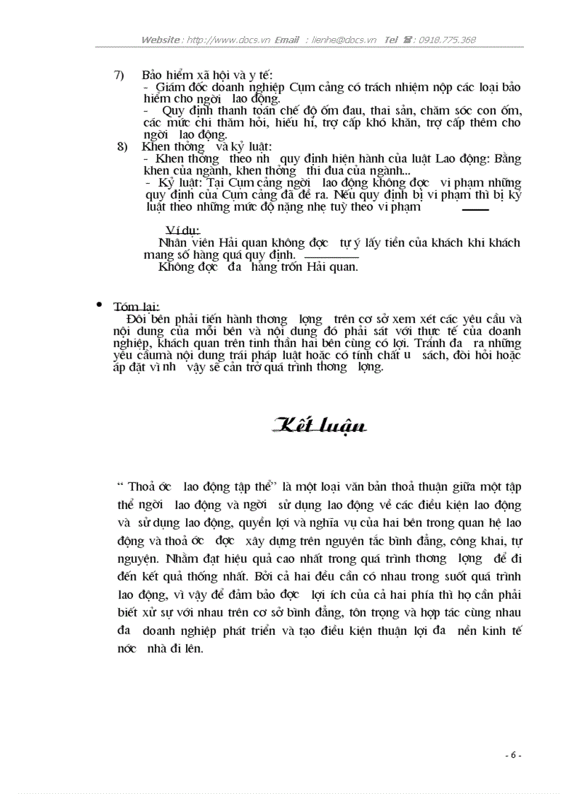 image for page Luật lao động Nội dung ý nghĩa của thoả ước lao động tập thể
