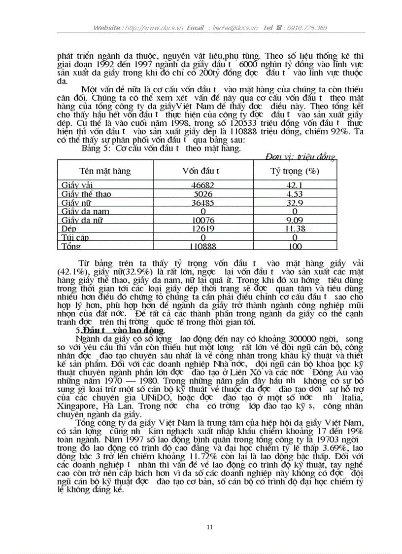 image for page Phương hướng đầu tư phát triển ngành công nghiệp Da giầy đến năm 2010