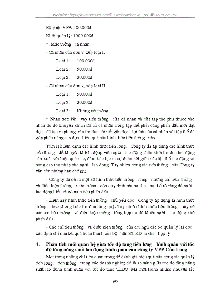 image for page Một số giải pháp nhằm hoàn thiện công tác quản lý tiền lương tiền thưởng tại công ty Văn Phòng Phẩm Cửu Long