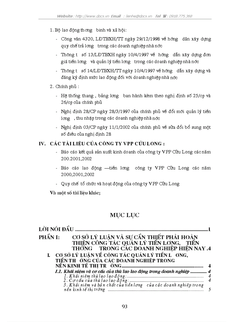 image for page Một số giải pháp nhằm hoàn thiện công tác quản lý tiền lương tiền thưởng tại công ty Văn Phòng Phẩm Cửu Long