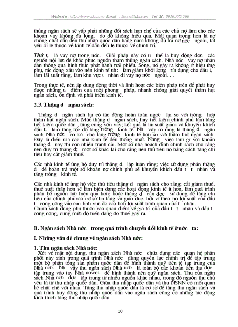 image for page Trong hệ thống tài chính trong quá trình chuyển đổi cơ chế kinh tế ở nước ta