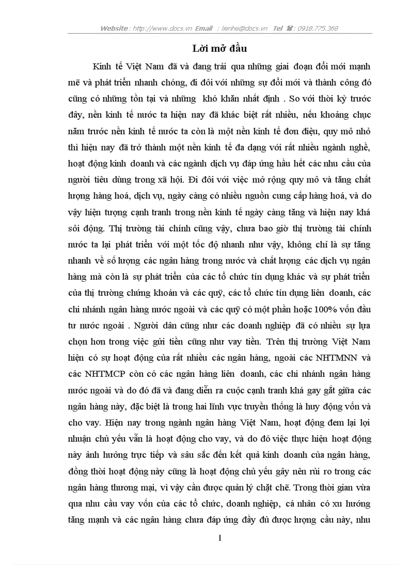 image for page Nâng cao năng lực cạnh tranh trong hoạt động cho vay của ngân hàng NHTMCP Phương Nam PNB Chi nhánh Hà Nội lt NHaCT gt