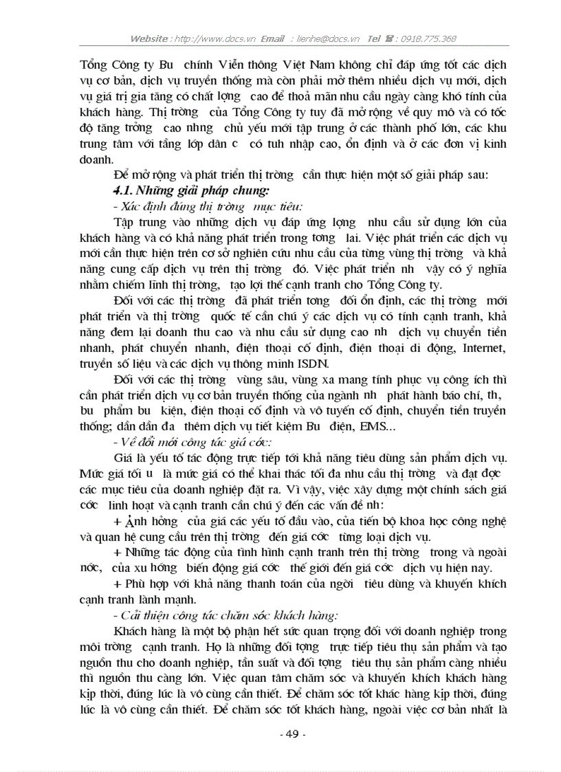 image for page 1số giải pháp nhằm nâng cao năng lực cạnh tranh của Tổng C ty Bưu chính Viễn thông VN