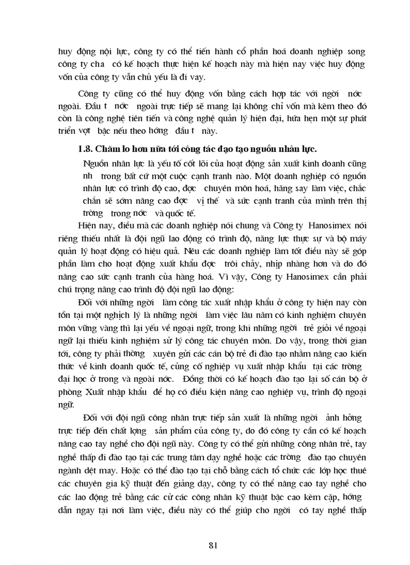 image for page Giải pháp nâng cao sức cạnh tranh hàng may mặc của C ty Dệt may Hà Nội trên thị trường EU