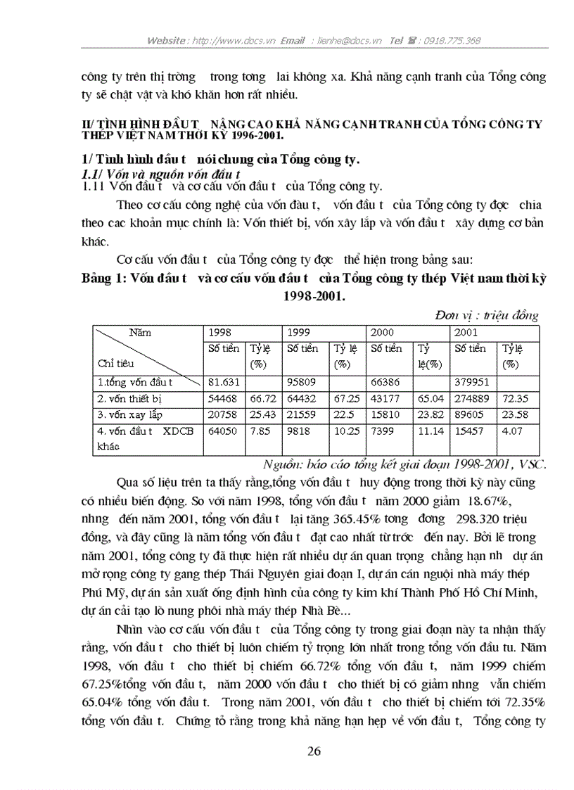 image for page Đầu tư nâng cao khả năng cạnh tranh của Tổng C ty thép VN