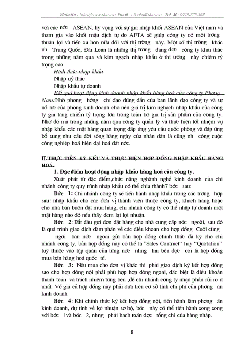 image for page Quá trình thực hiện Hợp đồng nhập khẩu vấn đề đặt ra và giải pháp