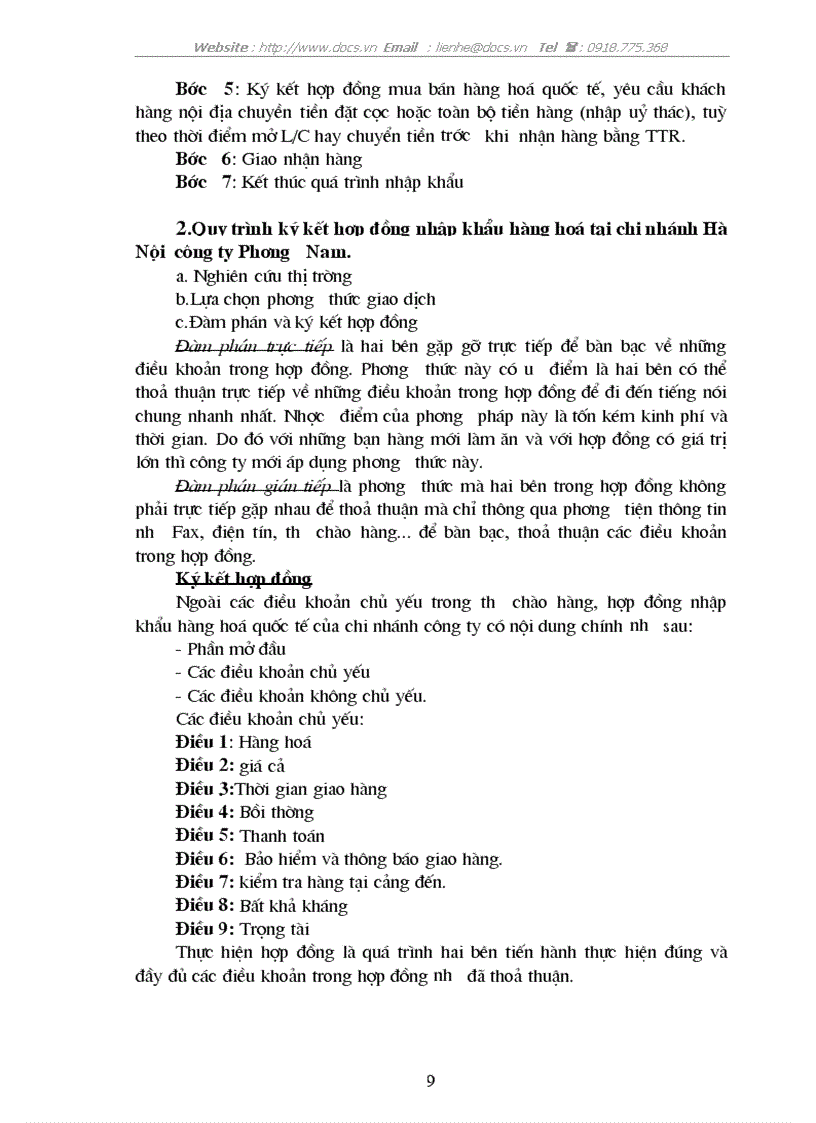 image for page Quá trình thực hiện Hợp đồng nhập khẩu vấn đề đặt ra và giải pháp