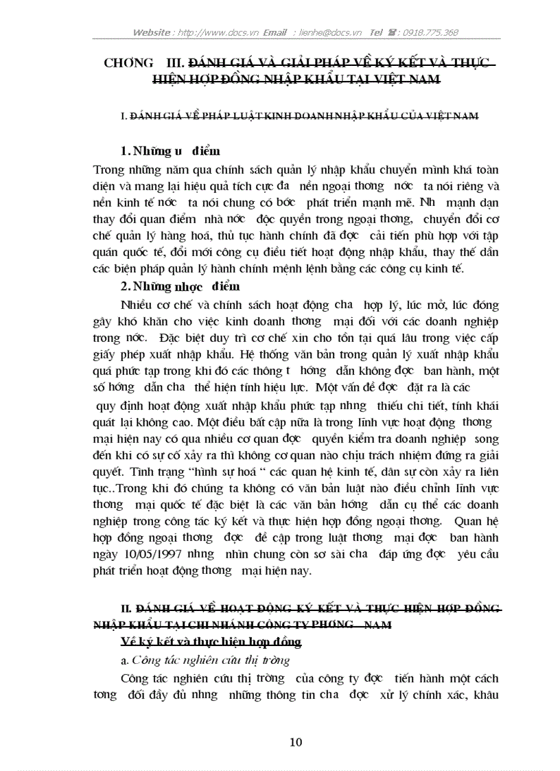 image for page Quá trình thực hiện Hợp đồng nhập khẩu vấn đề đặt ra và giải pháp