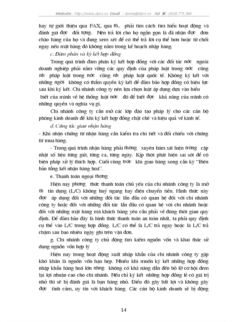 image for page Quá trình thực hiện Hợp đồng nhập khẩu vấn đề đặt ra và giải pháp