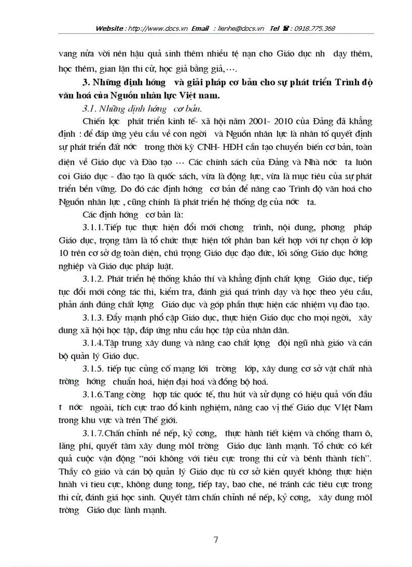 image for page Trình độ văn hoá của nguồn nhân lực