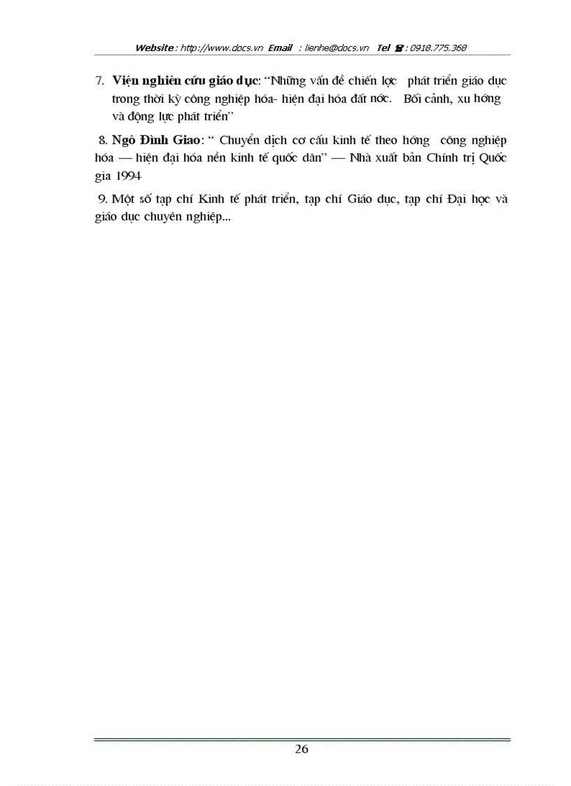 image for page Đào tạo và phát triển nguồn nhân lực đáp ứng yêu cầu Công nghiệp hoá hiện đại hoá đất nước