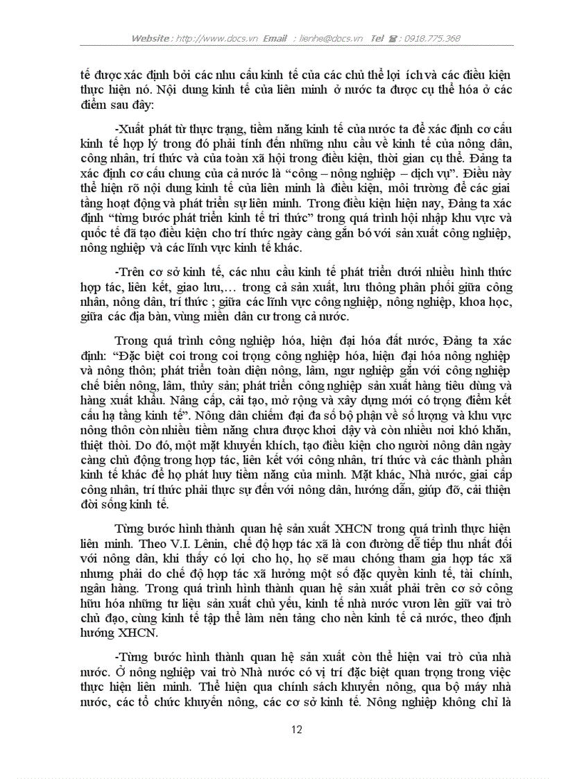 image for page Liên minh giai cấp công nông tri thức trong quá trình xây dựng chủ nghĩa xã hội ở nước ta hiện nay Thực trạng và phương hướng