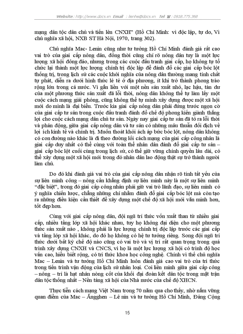 image for page Liên minh giai cấp công nông tri thức trong quá trình xây dựng chủ nghĩa xã hội ở nước ta hiện nay Thực trạng và phương hướng