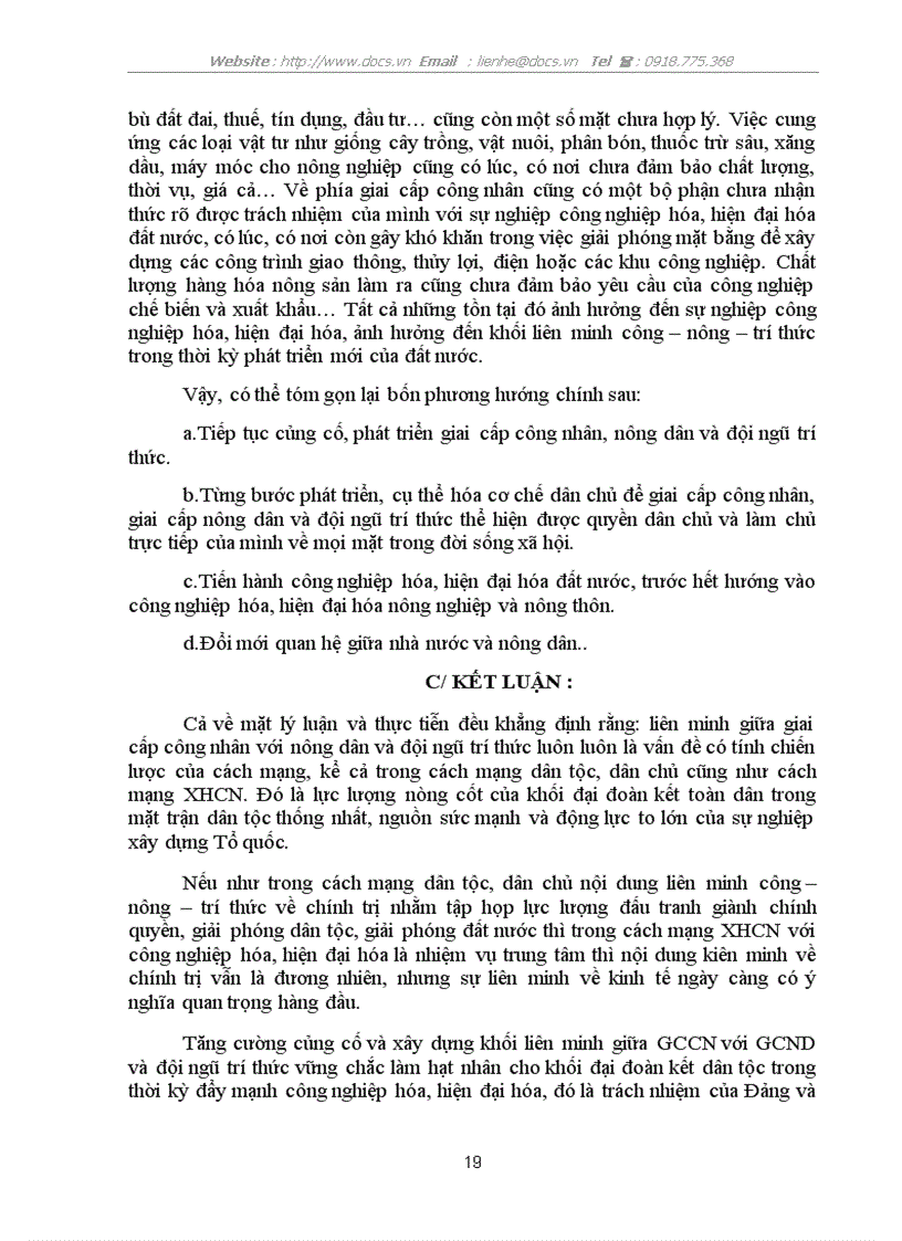 image for page Liên minh giai cấp công nông tri thức trong quá trình xây dựng chủ nghĩa xã hội ở nước ta hiện nay Thực trạng và phương hướng