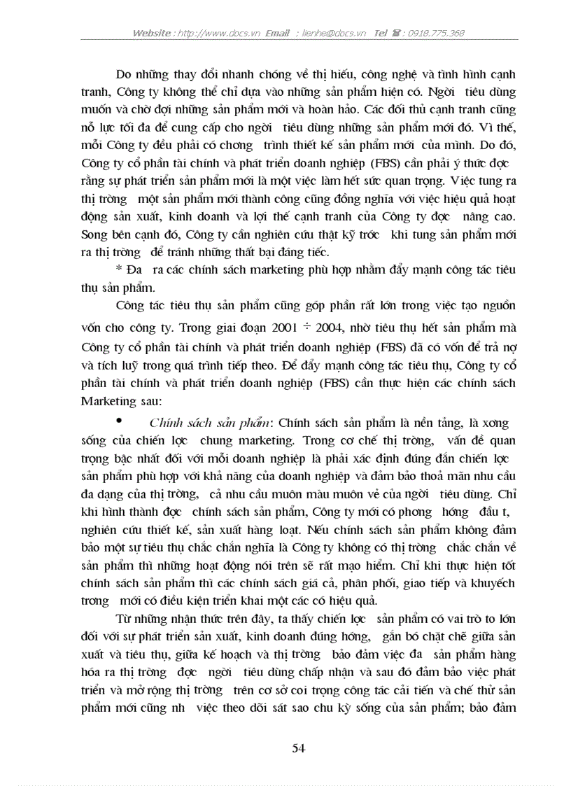 image for page Đầu tư nâng cao năng lực cạnh tranh trong lĩnh vực XDCB của C ty CP tài chính phát triển doanh nghiệp FBS