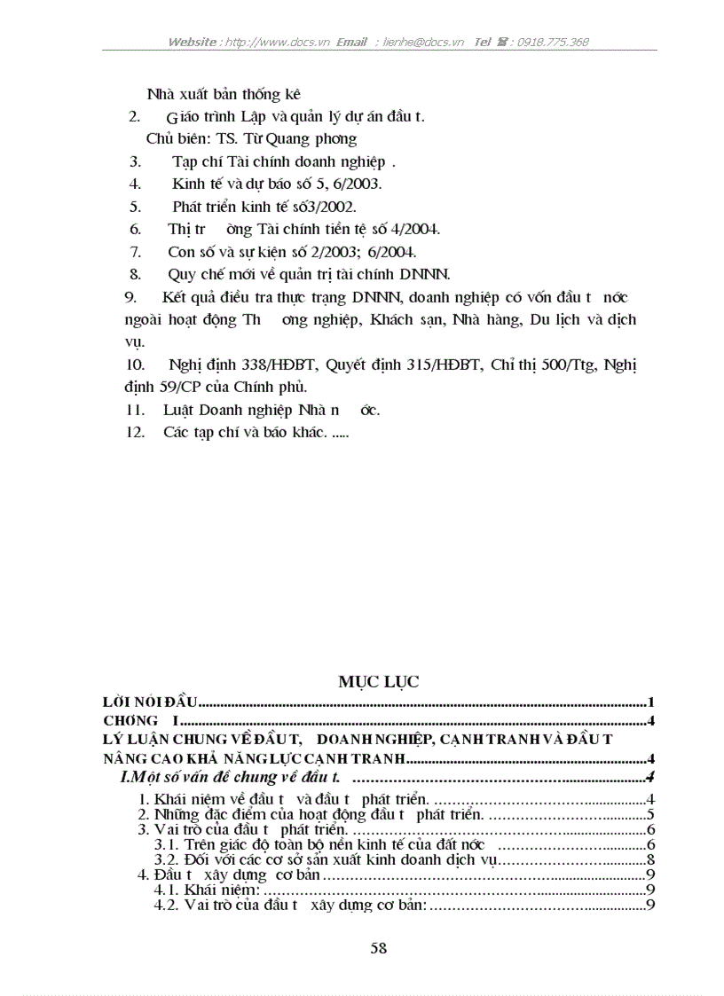 image for page Đầu tư nâng cao năng lực cạnh tranh trong lĩnh vực XDCB của C ty CP tài chính phát triển doanh nghiệp FBS