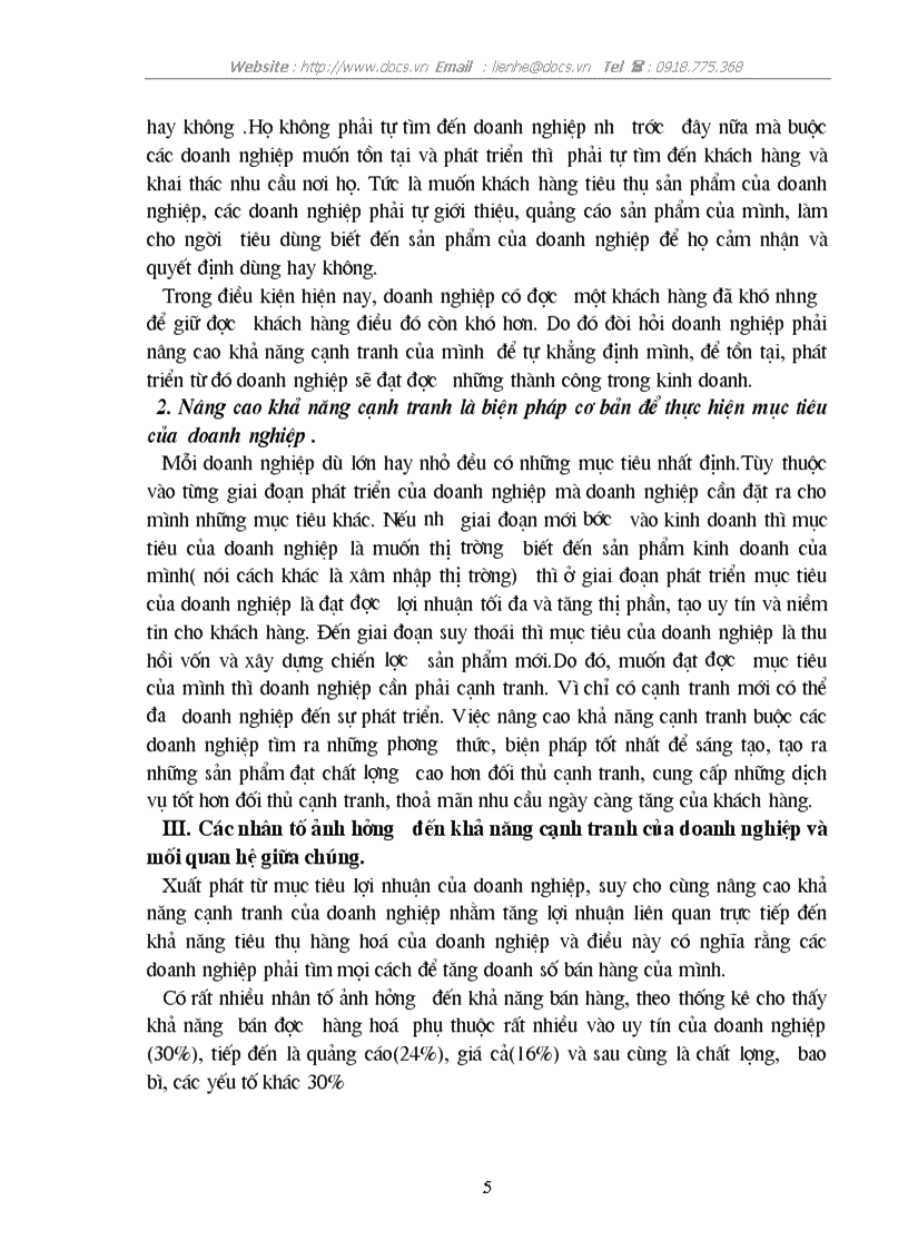 image for page Biện pháp nhằm nâng cao khả năng cạnh tranh của C ty Dệt May Hà Nội